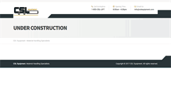 Desktop Screenshot of cslequipment.com