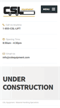 Mobile Screenshot of cslequipment.com