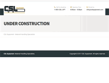 Tablet Screenshot of cslequipment.com